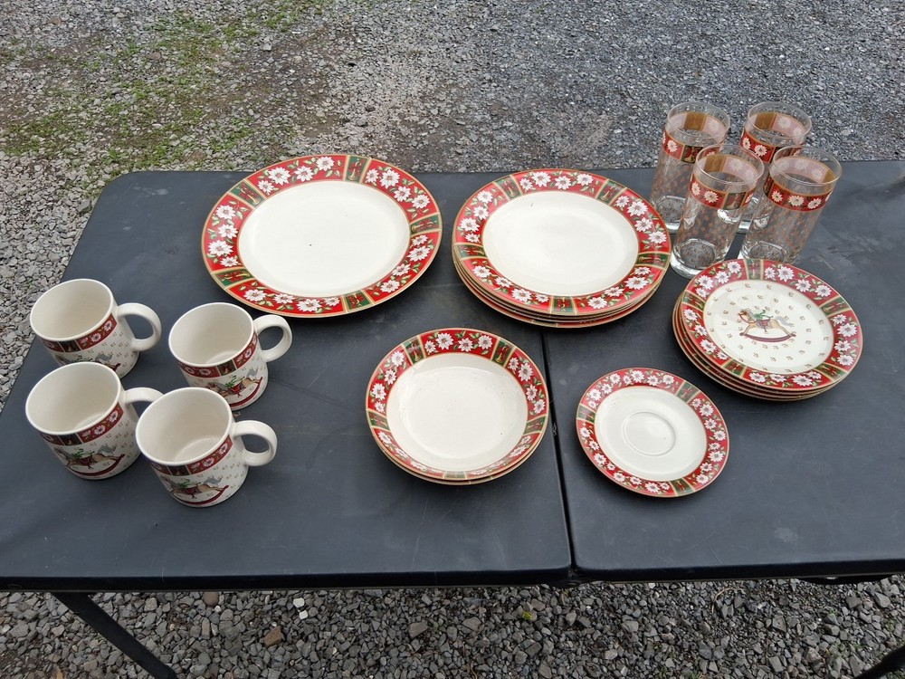 20 Pcs Kobe Charlton Hall Dinnerware