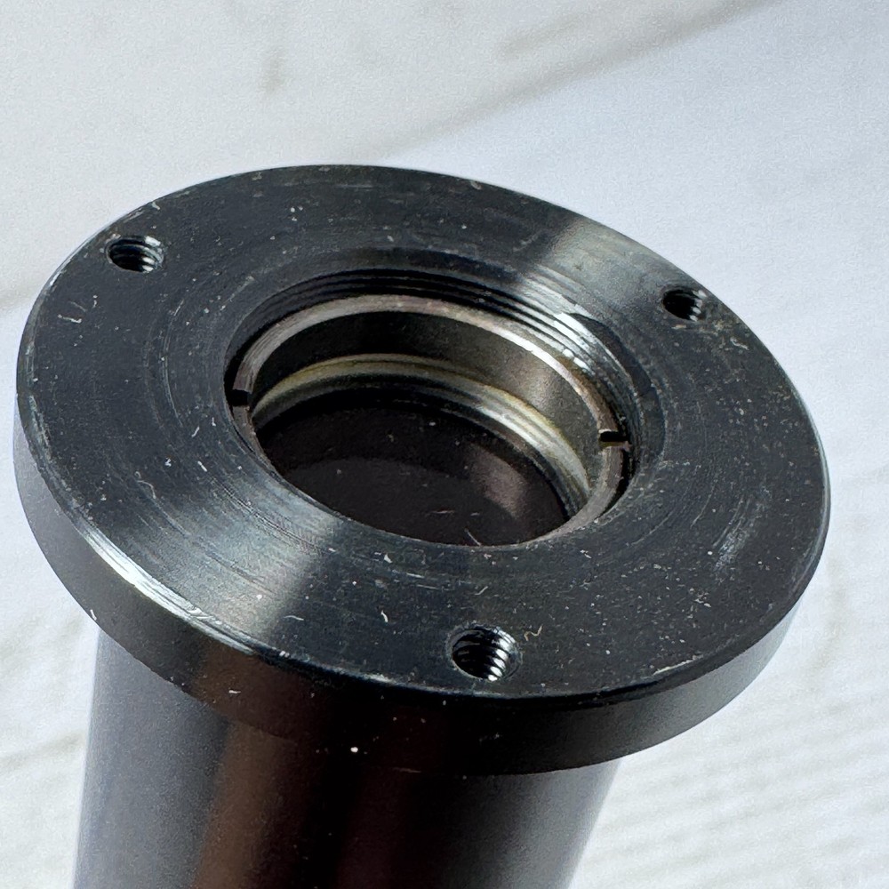 Microscope Photo Tube Adapter – 3.5" Length – Threaded Top for Camera Mount