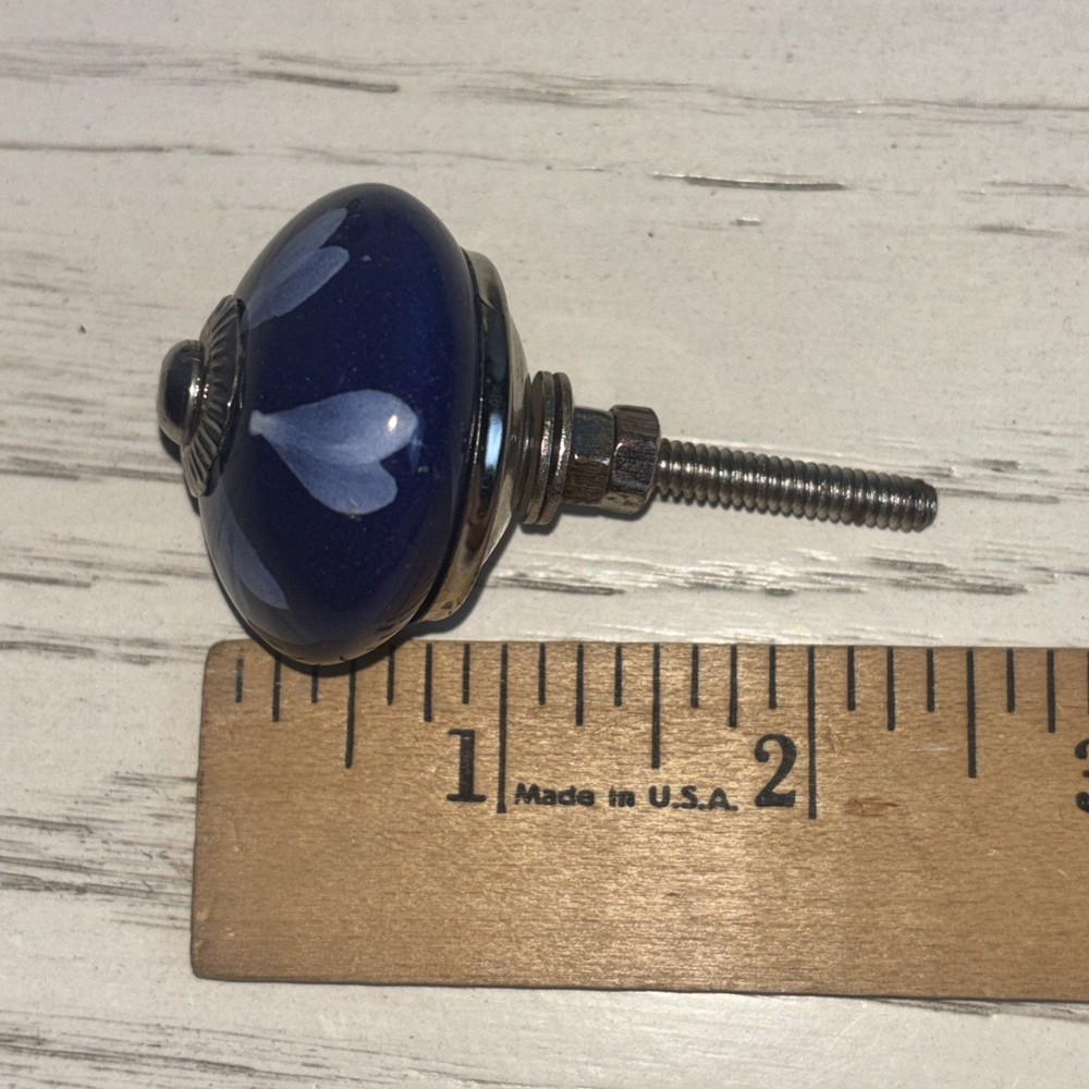 Drawer Cabinet Knobs Ceramic **ONLY LAVENDER AVAILABLE* 1.5" Diameter 2.5" Long