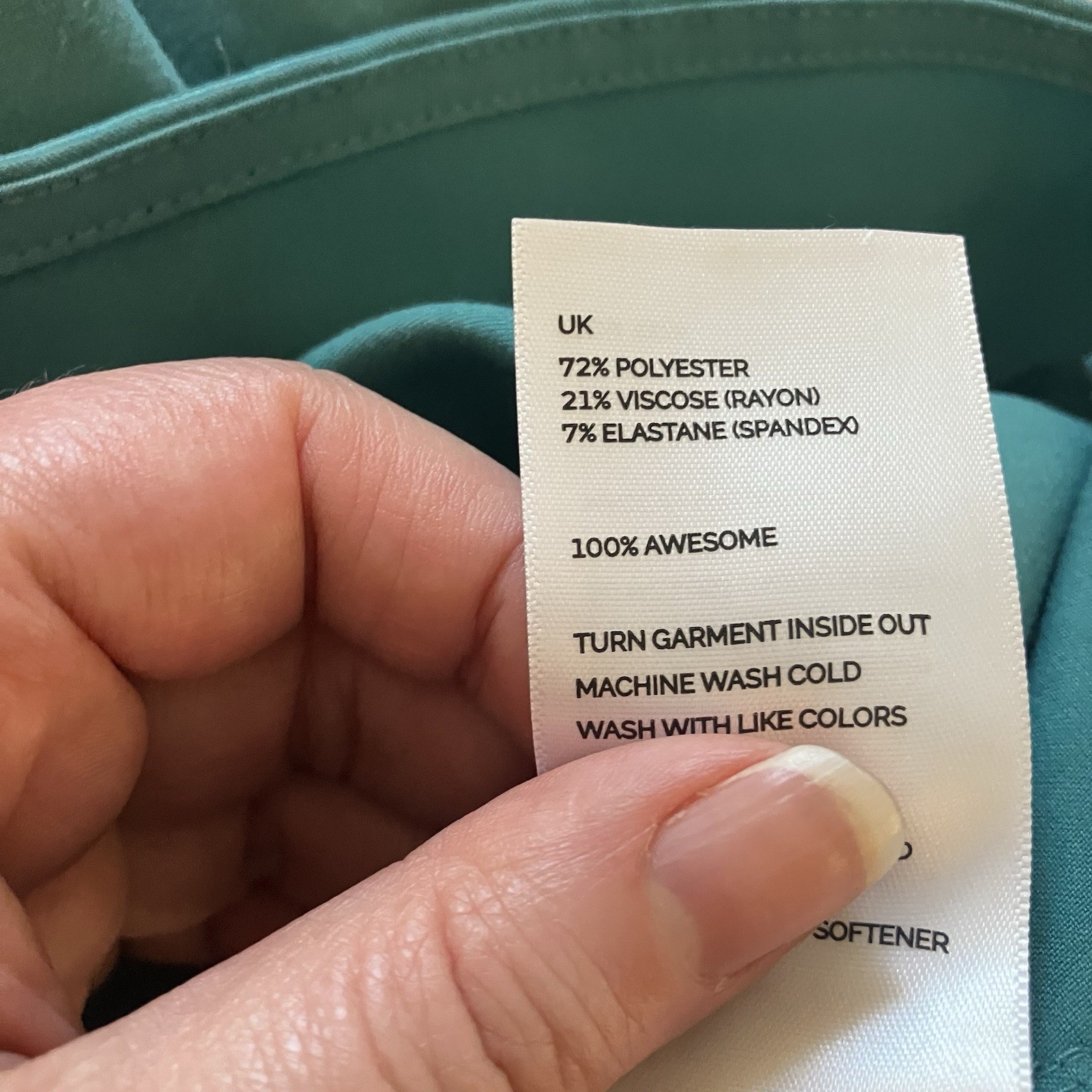 Figs Rafaela Size Medium Oversized Scrub Top Sleeveless Green Marine Cactus