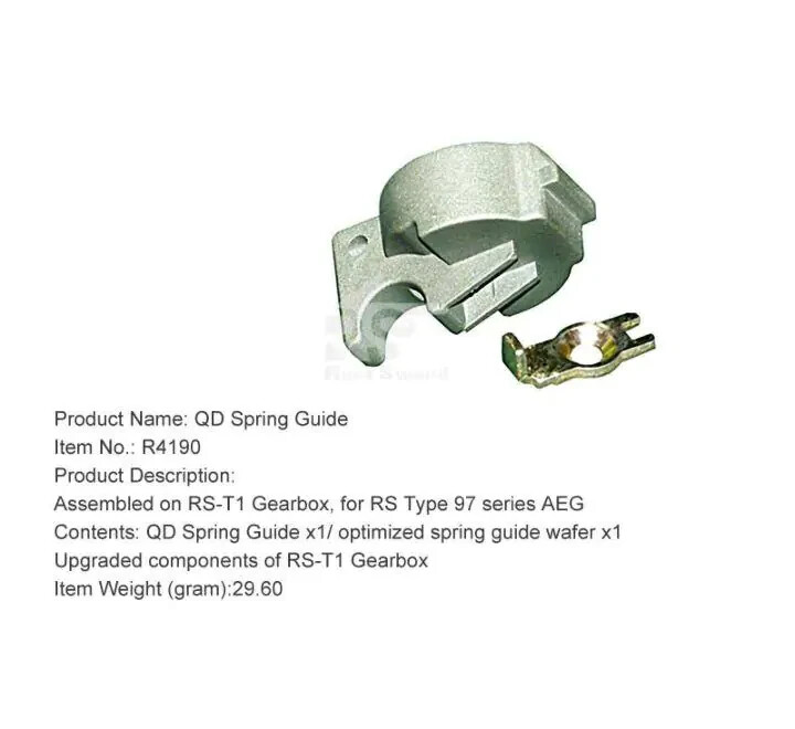 Real Sword Airsoft Quick Detachable Spring Guide - Type 97