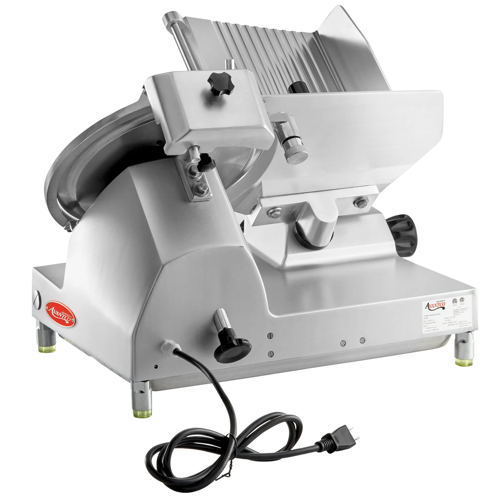 12" Manual Gravity Feed Meat Slicer - 5/8 hp