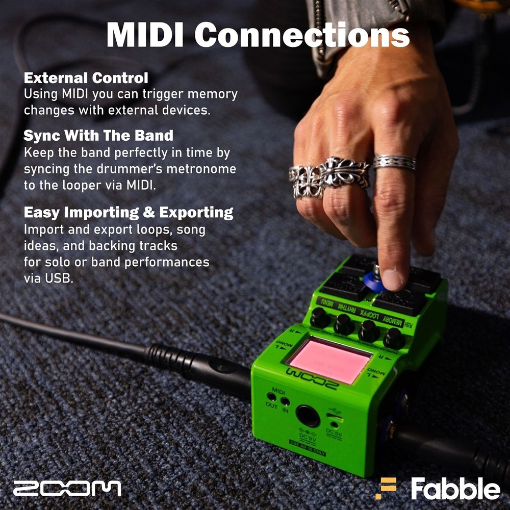 Zoom MS-90LP+ MultiStomp Looper Pedal Bundle