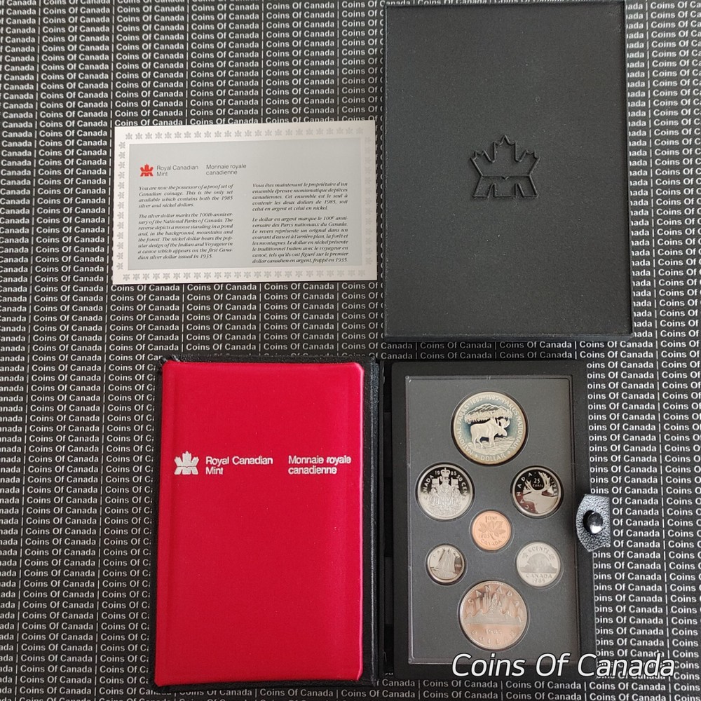 1985 Canada 7 Coin Proof Set - With Special Edition Silver Dollar #coinsofcanada