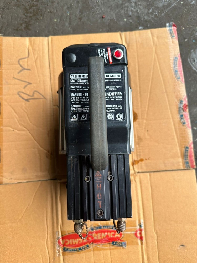 CPS REFRIGERANT RECOVERY SYSTEM MODEL TR21
