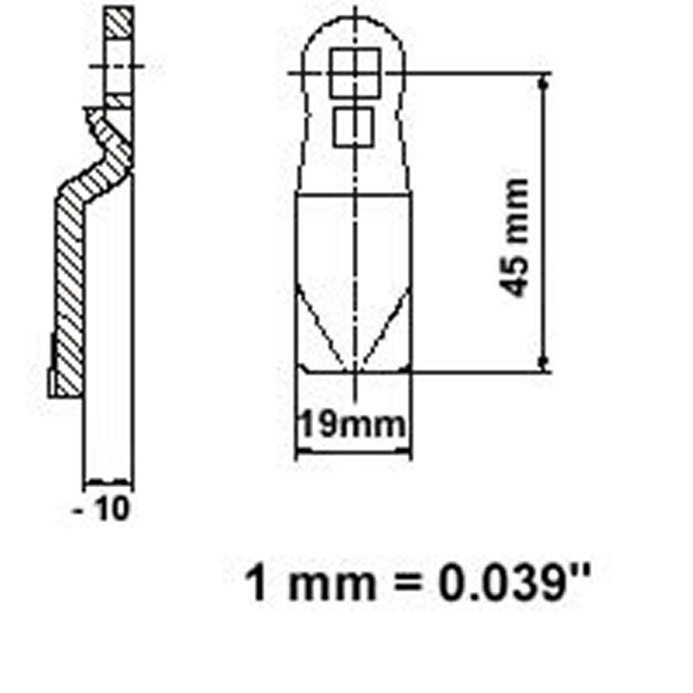 STEEL CAM FOR INDUSTRIAL LOCKS / LATCHES # 3173