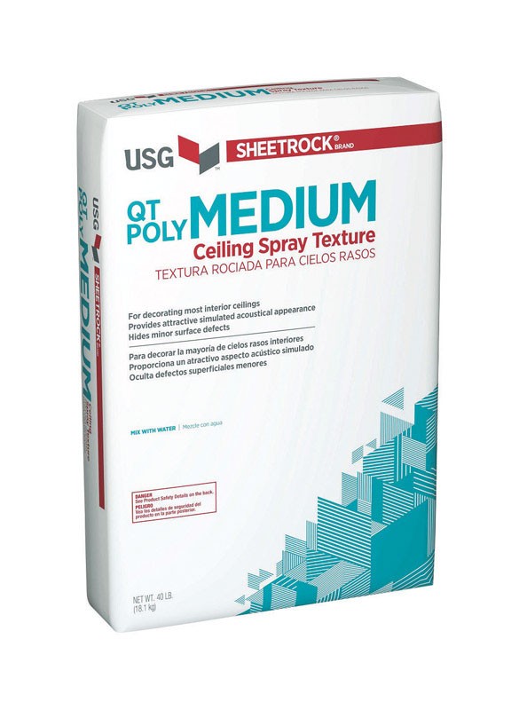 USG Sheetrock White Ceiling Spray Texture 40 lb