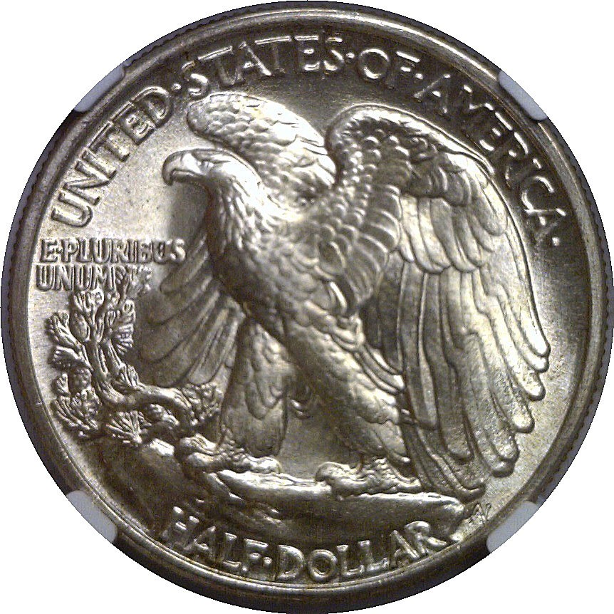 1940 Walking Liberty Half Dollar NGC MS-66
