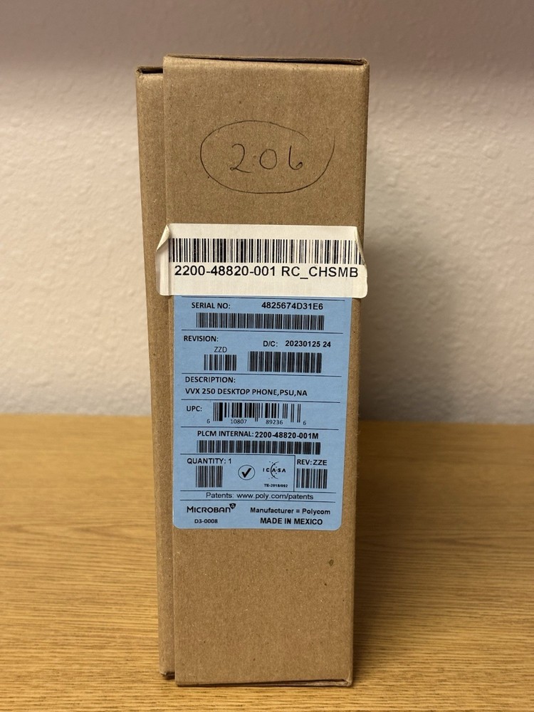 Polycom Poly VVX 250 Business 4-IP Phone