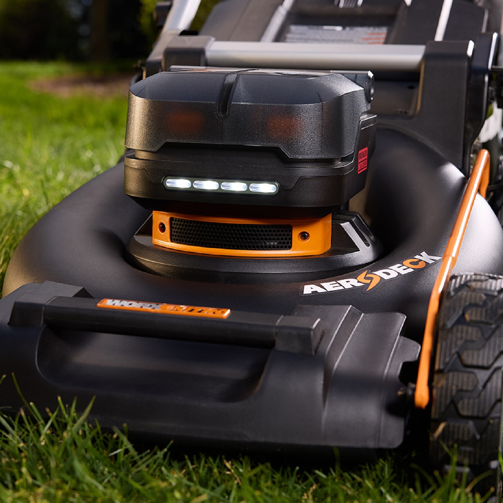 Worx Nitro 40V 21" Cordless Self-Propelled Lawn Mower with Brushless Motor