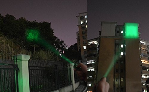 Single Mode Green LED Flashlight, 150 Yard Long Range, High Power, Night