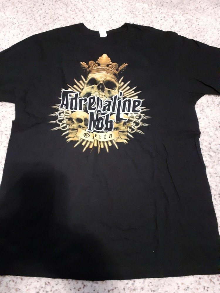 ADRENALINE MOB T-Shirt  LARGE -2-Sided original  RUSSELL ALLEN Symphony X
