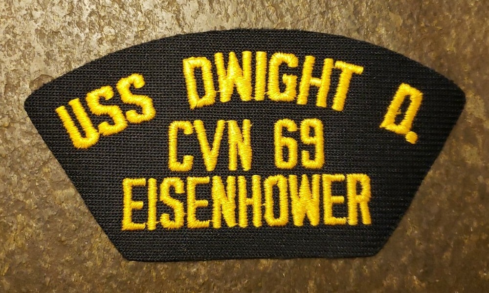 USS Dwight D. Eisenhower CVN-69 US Navy 5.75” by 3” Patch