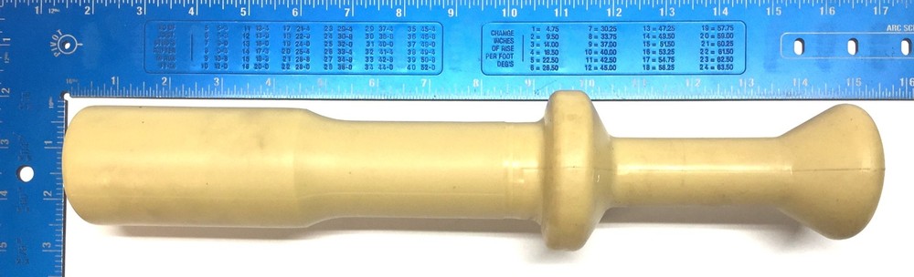 Unbranded 13.5" x 2" Plastic Feed Stomper USED