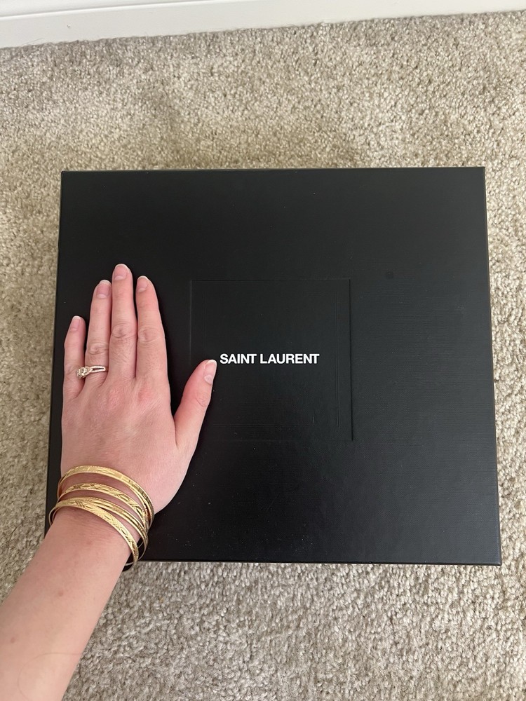 Saint Laurent Empty Black Gift Box