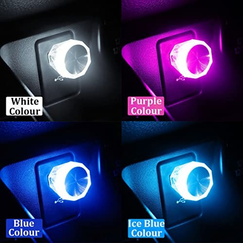 5 PCS USB Atmosphere Light,USB Strobe LED Light,Plug in LED Mini Mini USB Light