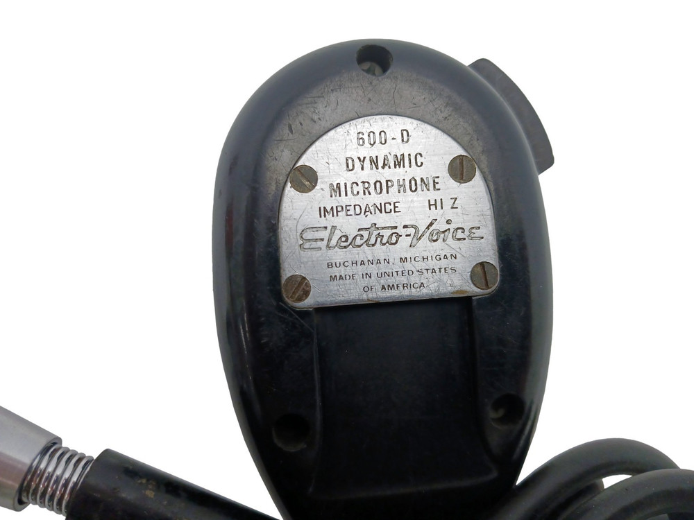 Electro Voice Dynamic Microphone 600D Circa 1950's