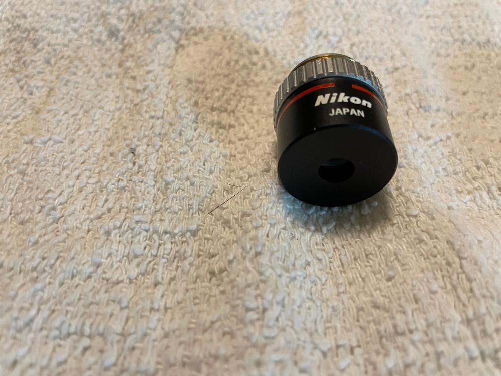 Nikon E 4/0.10 160/- objective For Alphaphot & Optiphot Microscopes Ships Fast