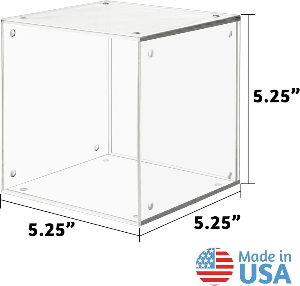 STORi Stackable Clear Plastic CD Organizers 2 Pack Cube Jewel Transparent New