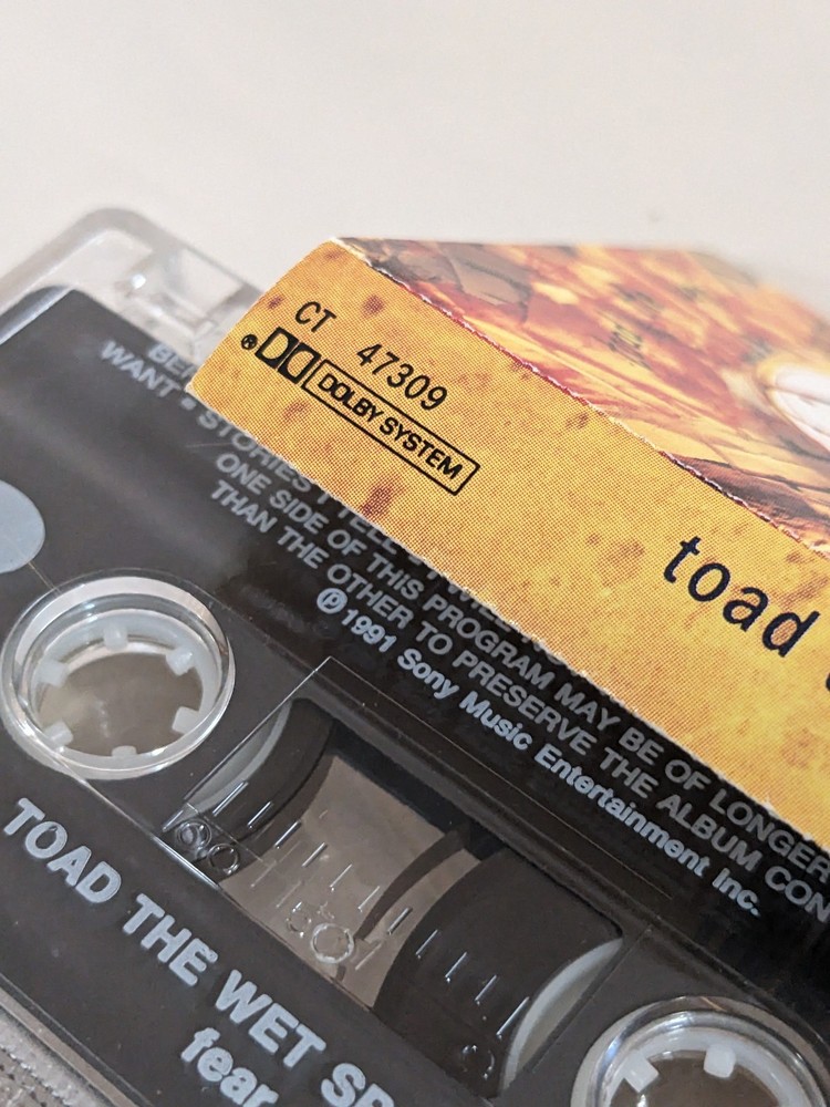 TOAD the WET SPROCKET signed cassette FEAR Glen Phillips +2 AUTOGRAPH coa
