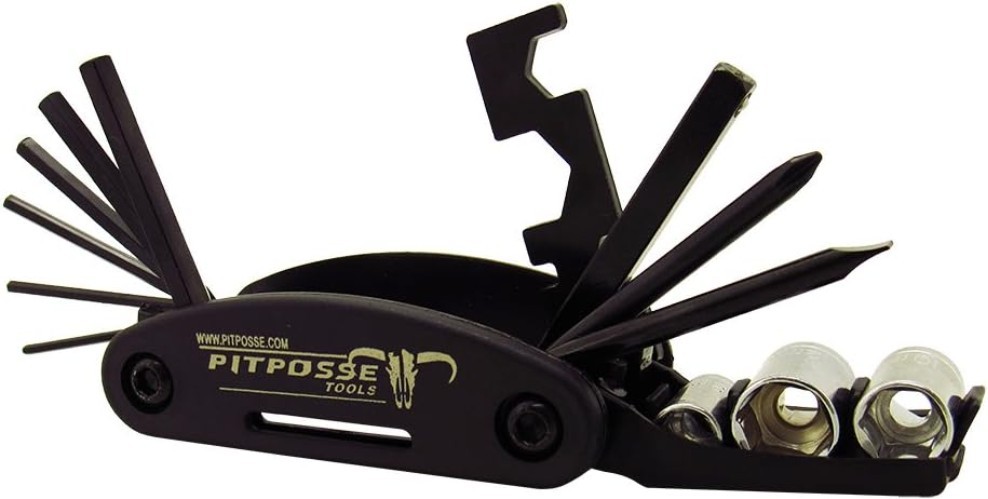 Foldable Repair Tool Set with Storage Pouch - Essential for Cycling Adventures