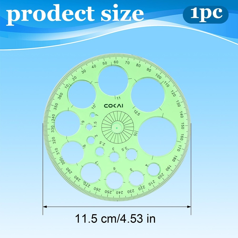 Circle Template for Drawing, Professional Circle Stencils for Drawing Large a...
