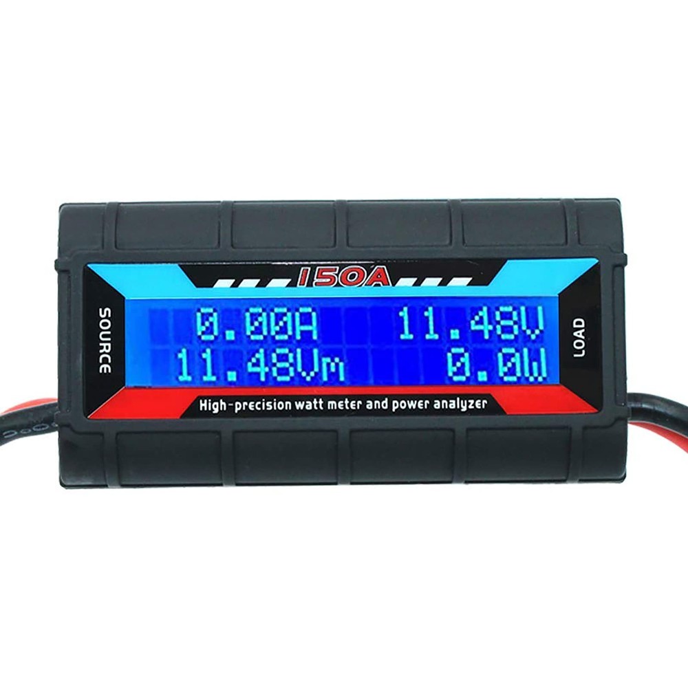 150 Amps Power Analyzer, High Precision RC Watt Meter with Digital LCD Screen...