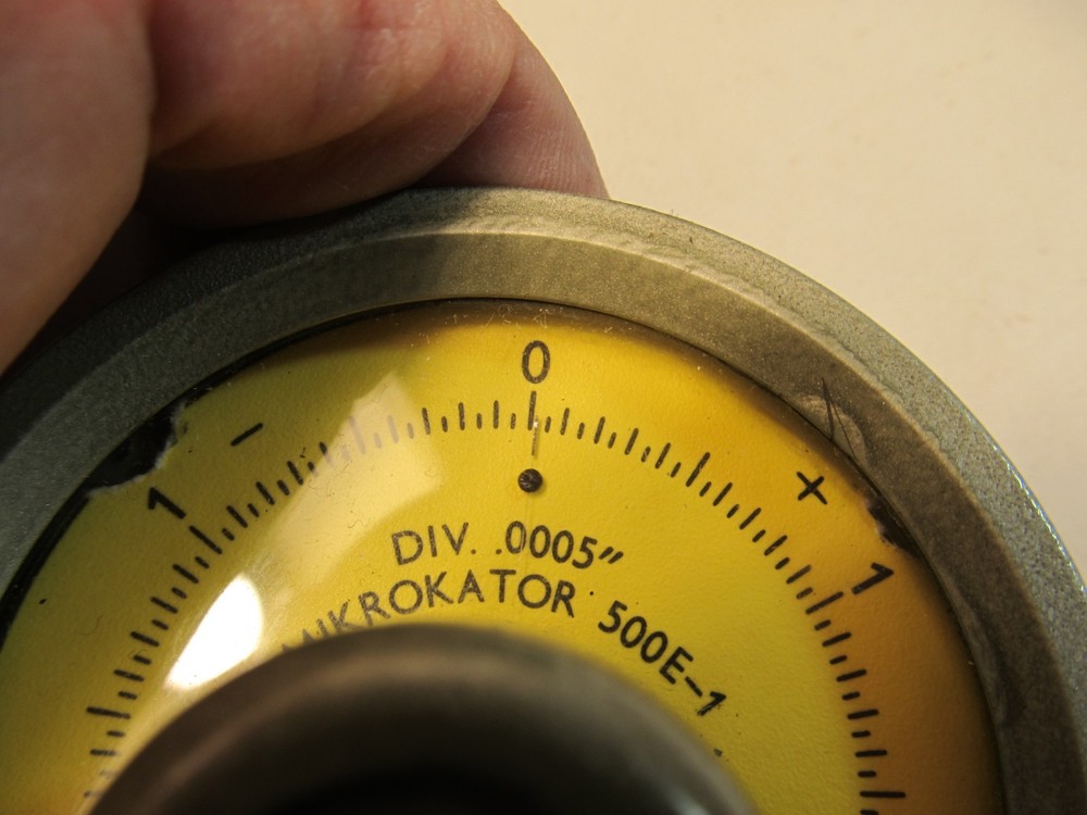 CEJ MIKROKATOR 500 E-1 Dial Indicator .0005" Precision Comparator