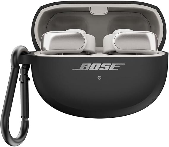 Bose Ultra Open Earbuds Silicone Case Cover Black