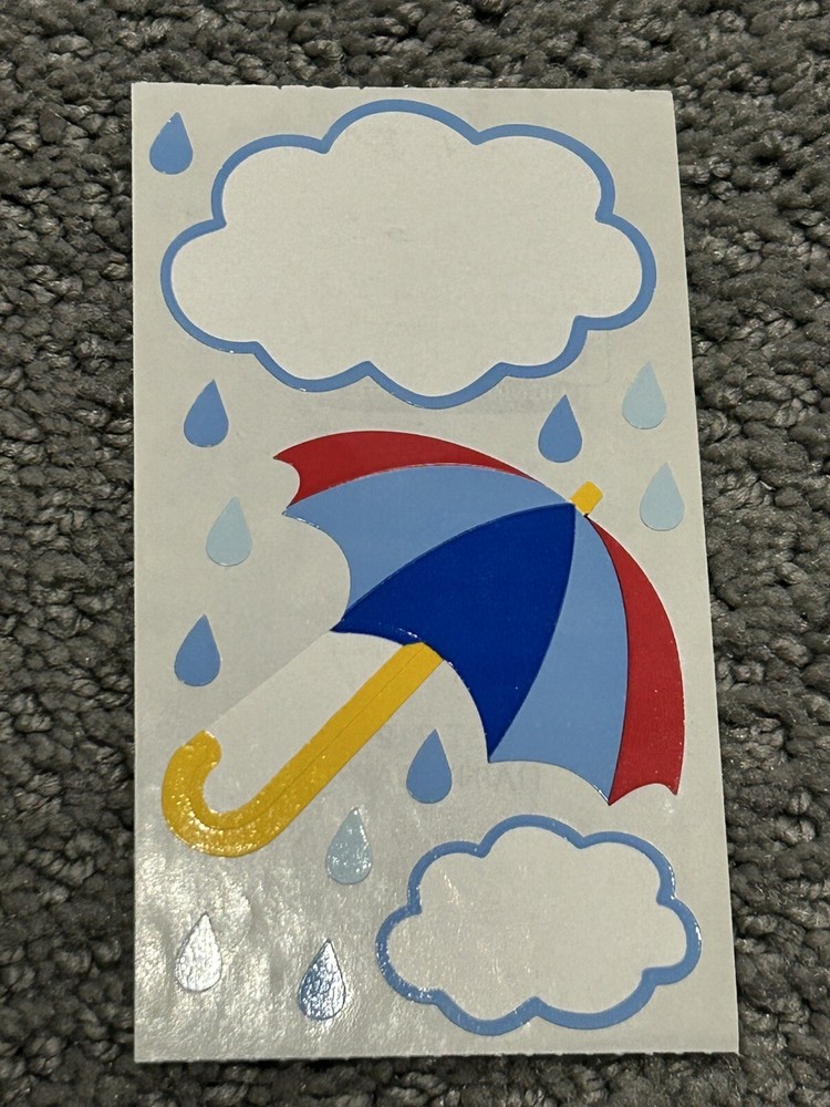 6 Sheets Rainy Day Sticker Mod Frances Meyer