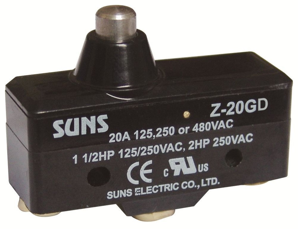 SUNS International Z-20GD Plunger 20A Micro Switch