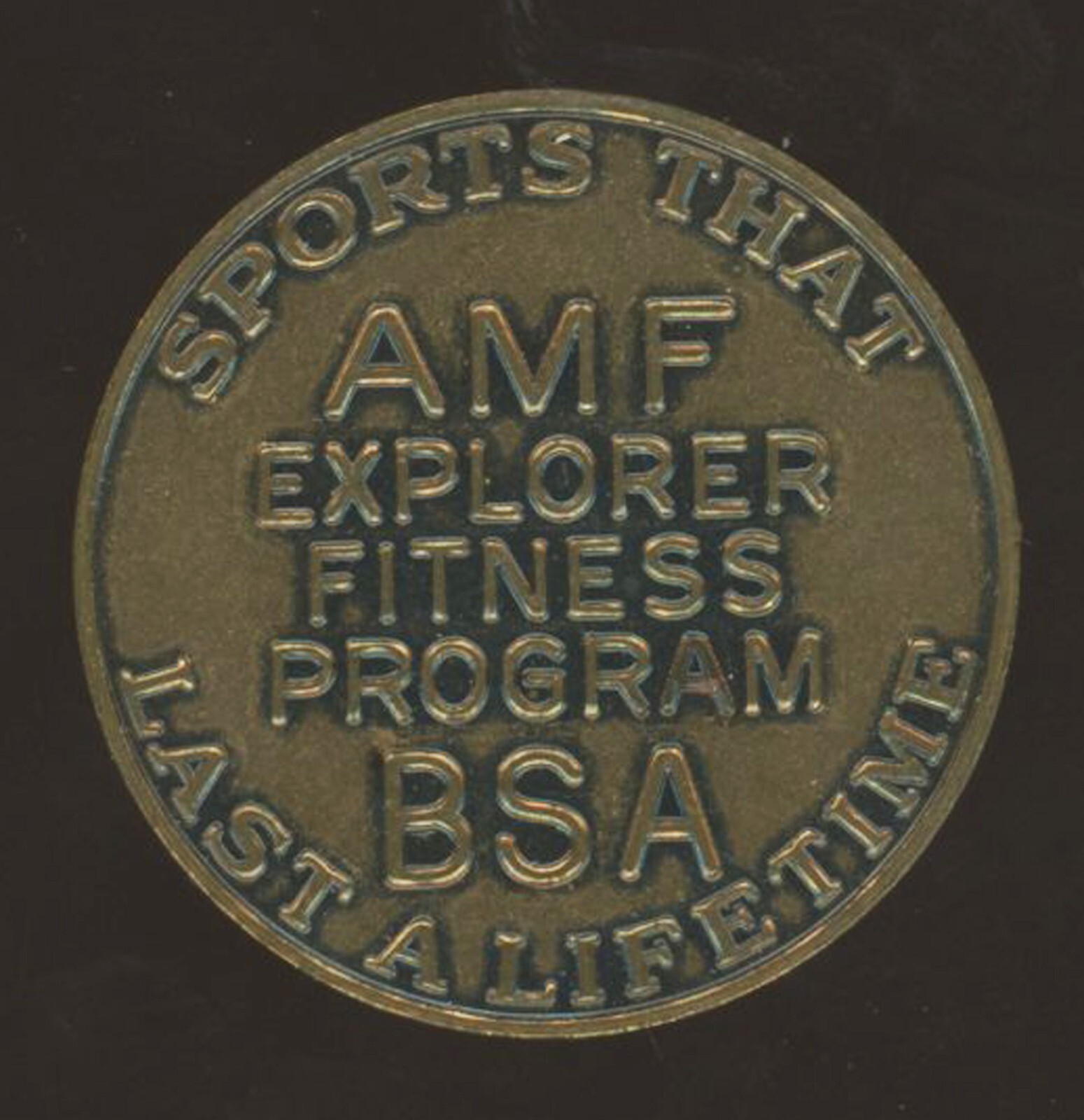 Ben Hogan Boy Scout Medal "I Played Ben Hogan" - Excellent Cond. - 1 1/2" dia.