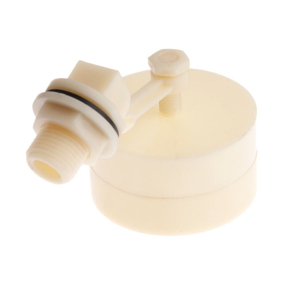 1Pc 1/2" Plastic Automatic Float Ball Valve DN15T Tank Tower Water Level Control