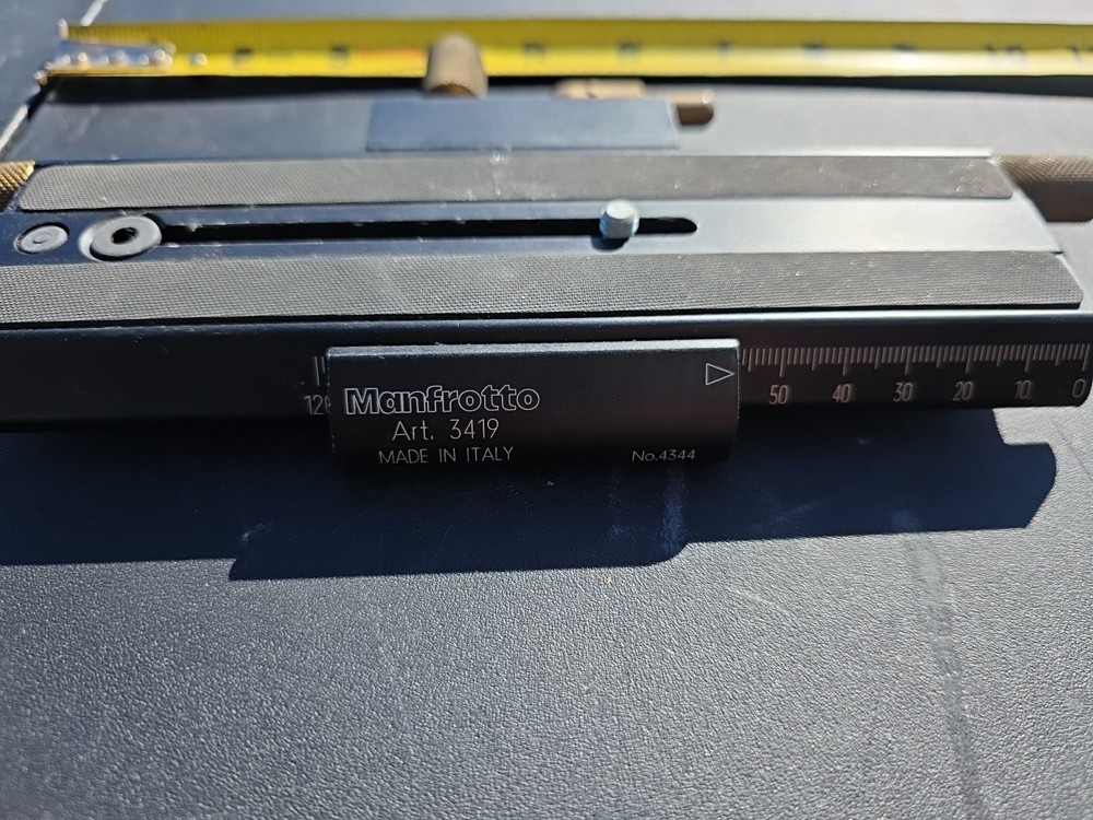Manfrotto 3419 Micrometric Positioning Sliding Plate #4344