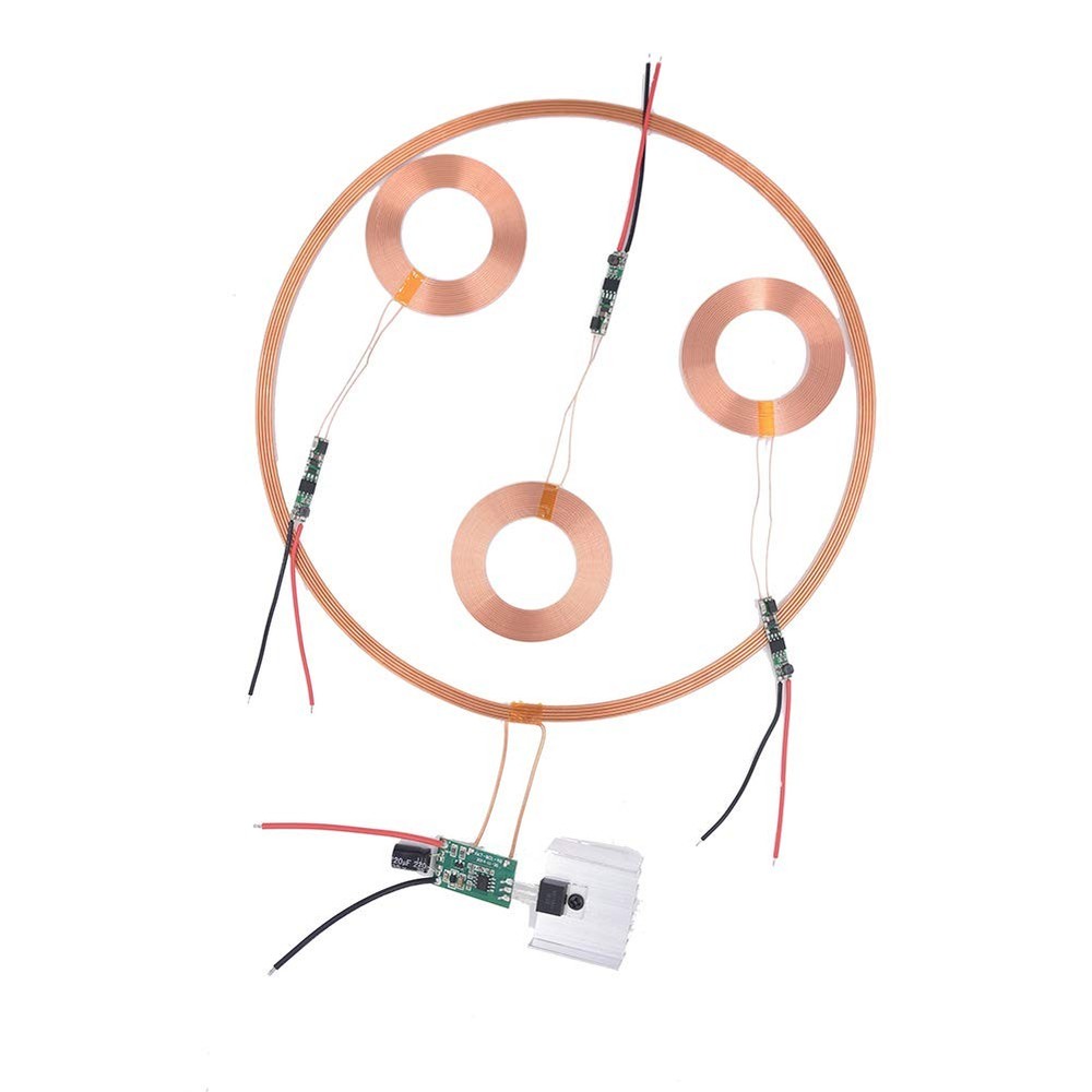 Taidacent High Power 24V 200mm One-to-Many Long Distance Wireless Light Brown