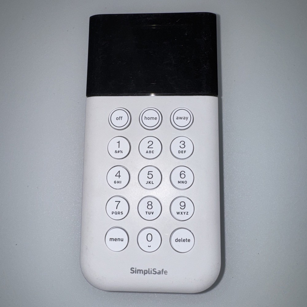 SimpliSafe Home Security System Keypad SSKP3 Simpli Safe Remote Only - READ