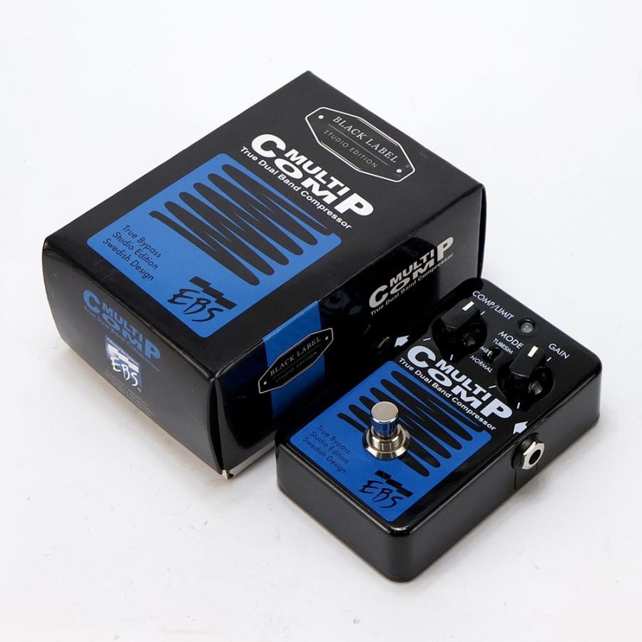 EBS MultiComp Studio Edition Compressor Bass Effect Pedal 2 Knob