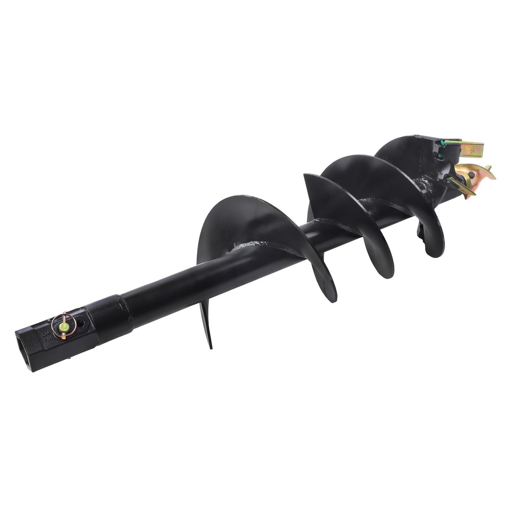 Attachments 12" x 48" Auger Bit for Post Hole Digger, 2" Hex Connect