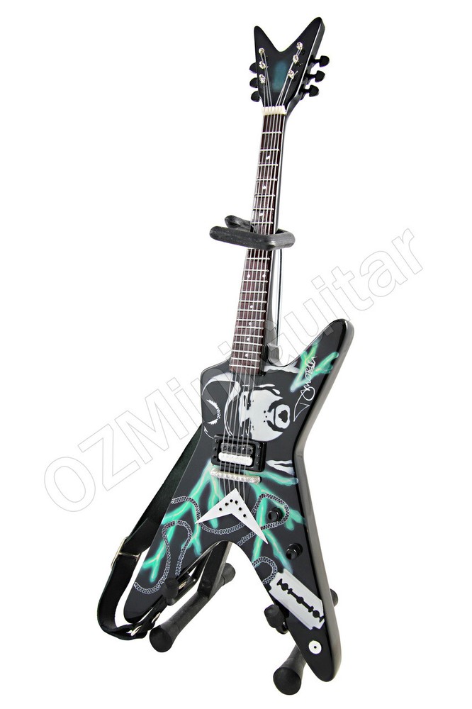 Miniature Guitar Dean Dimebag BLADE Tribute & Strap
