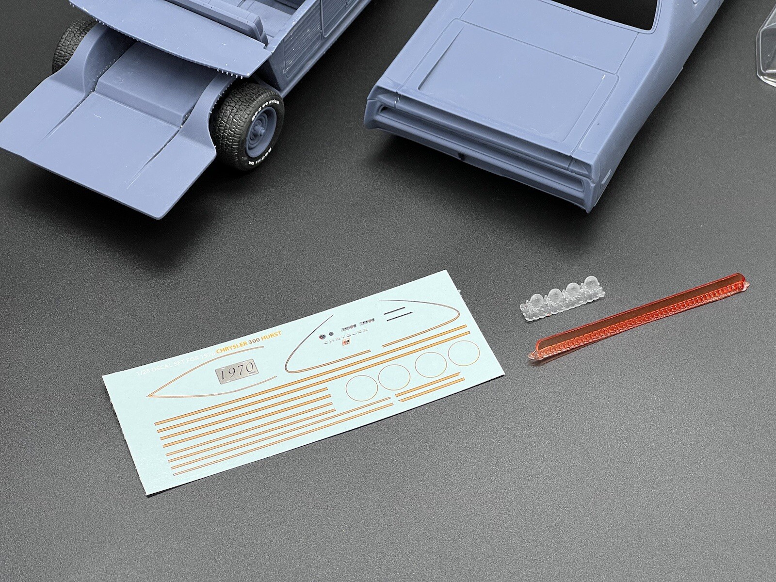 1/25 1970 Chrysler 300 Hurst Resin Model Kit – Premium Quality with Decals