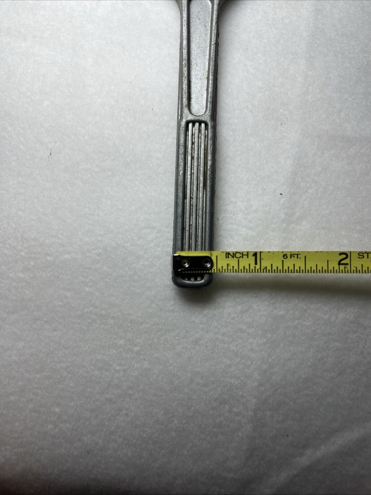 Die Threader Tool Screw Bolt Threads Antique 9" w T1 Die Rotating Silver-Tone
