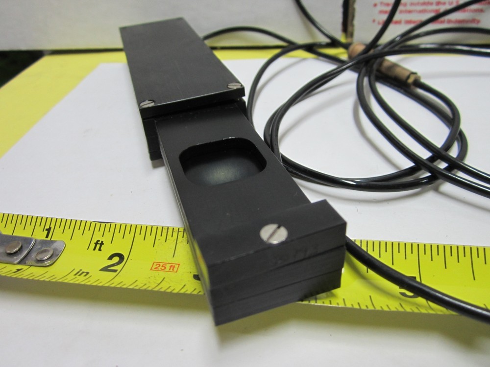 MICROSCOPE PART NIKON SHUTTER SLIDE PNEUMATICS ?? AS IS BIN#51-04