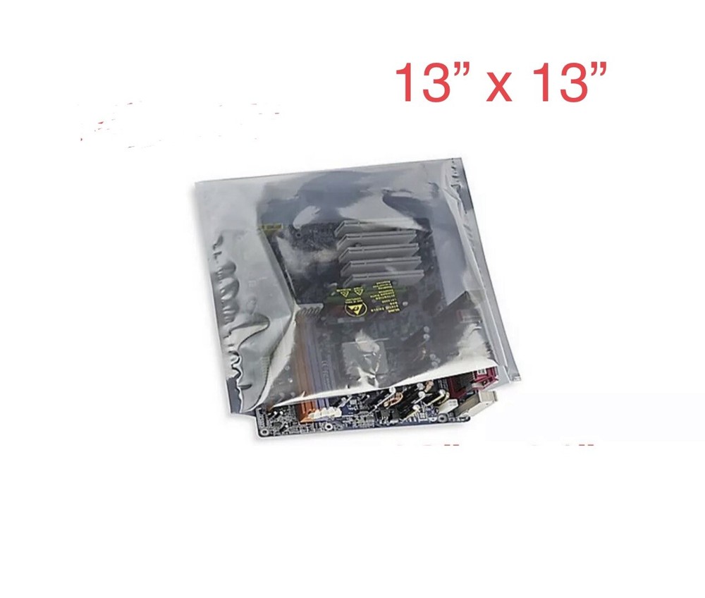 200 Pcs 13” X 13” Open Top Anti static Shielding