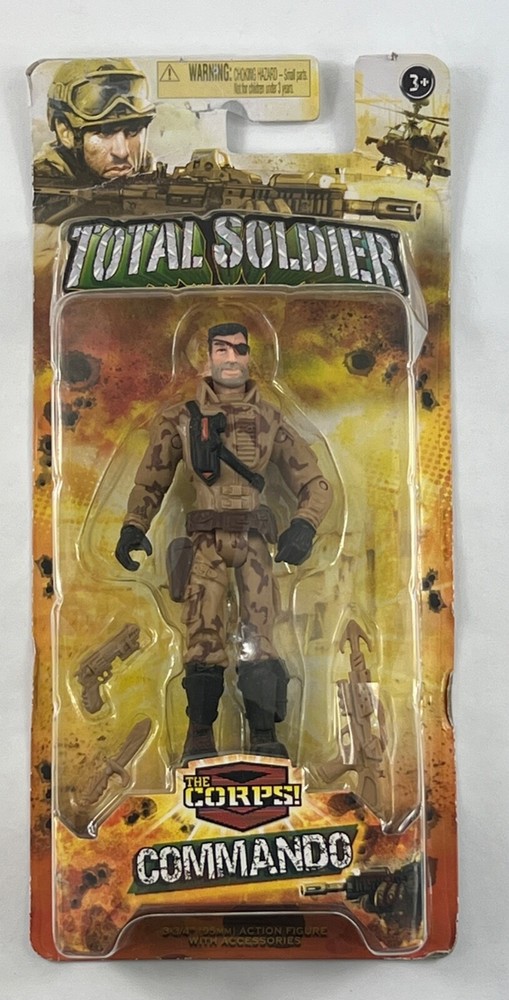 The Corps! Total Soldier Commando Figure 2013 3 3/4 Inch Figurine  NC4
