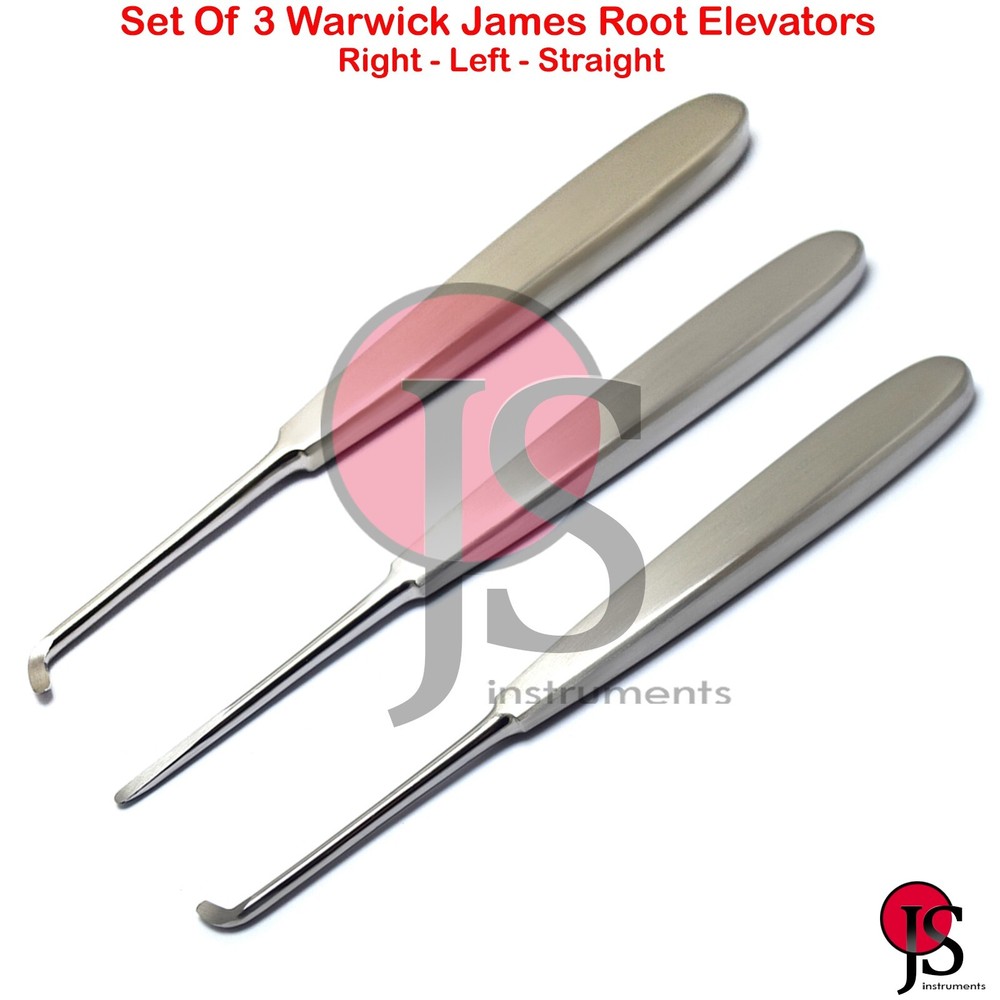 Teeth Loosening Root Elevator Warwick James Tooth Extraction Extracting Dental