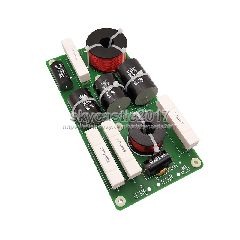 1x 1000W 2 Way 2 Unit Speaker Frequency Divider Filter Board High-Low Crossover