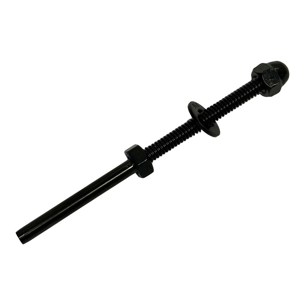 20 Pc SS T316 Black Oxide Stud End Fitting Cable Railing Tensioner 3/16'' Cable
