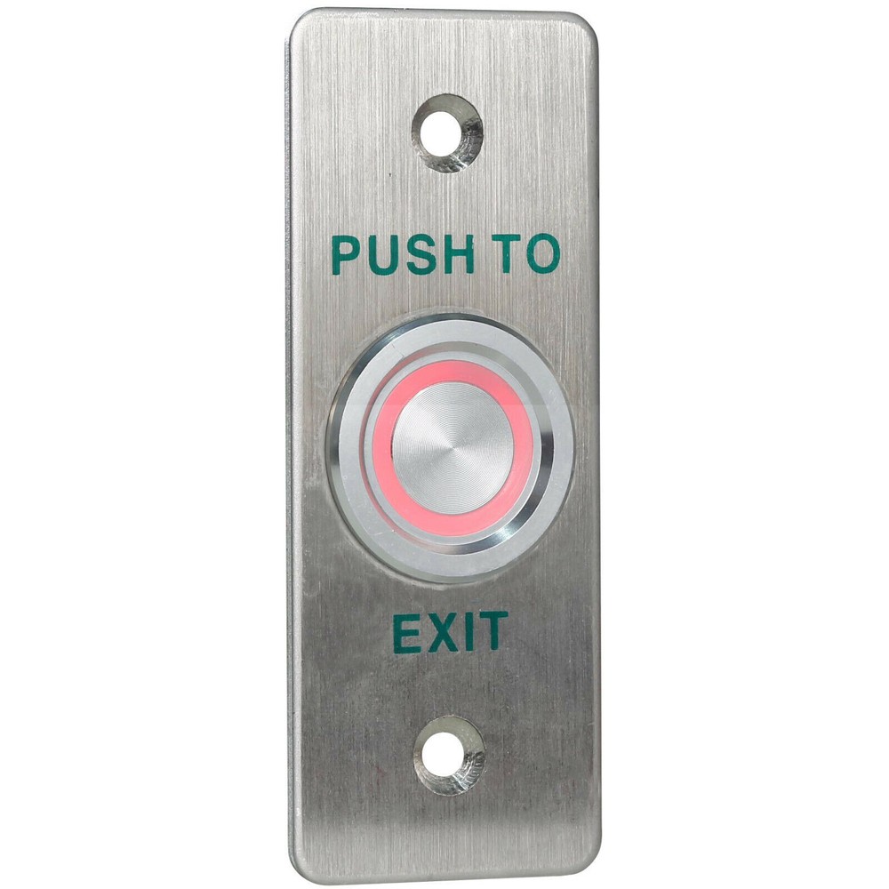 Piezoelectric Exit Button Stainless Steel Home Switch Panel For Access Control