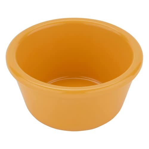 Ramekin - Melamine 3 oz. Capacity, Smooth, Yellow, 12/CS