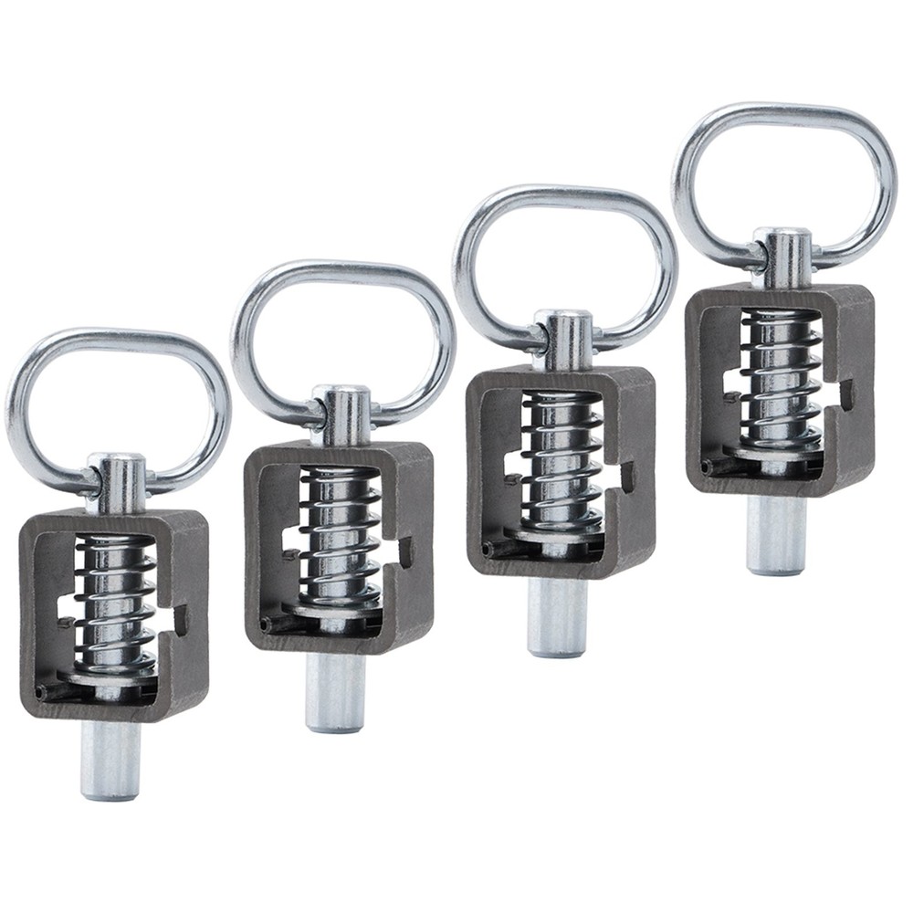 SPARKWHIZ 4* Universal Spring Trailer Gate Weld-On Spring Latch Lock Assembly US
